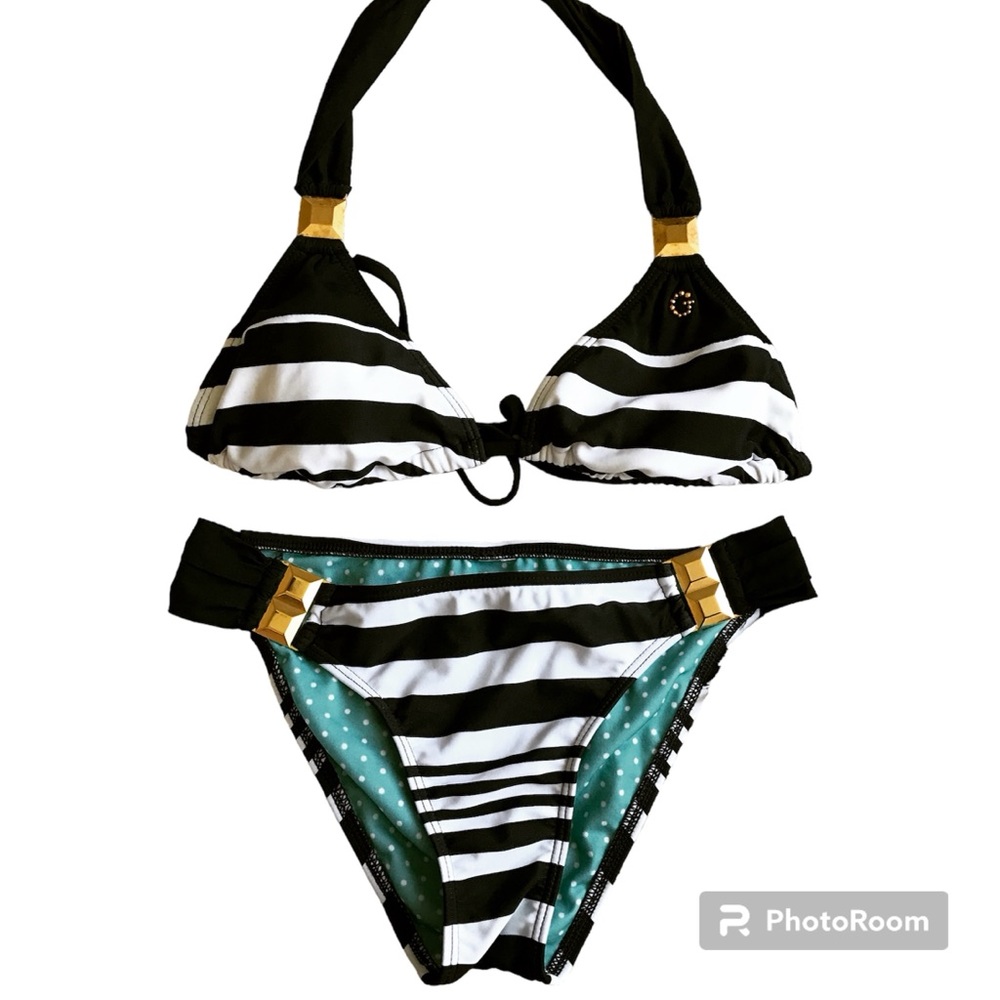 GUESS striped bikini